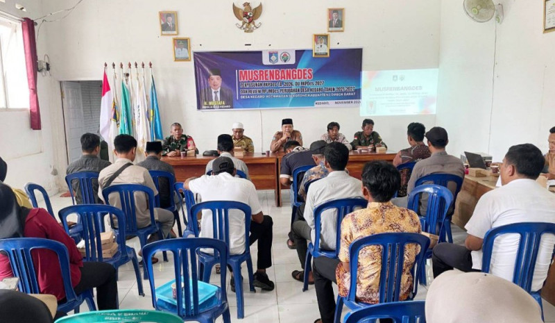 Pemerintah Desa Kedaro Gelar Musrenbangdes, Ini Daftar Usulan Pembangunan 2026